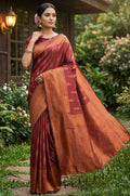 Maroon Silk Sarees - SFAST20604