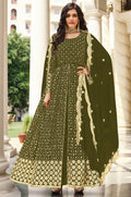 Purple Georgette Salwar Kameez - SFSA344004B