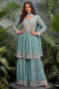 Blue Other Salwar Kameez - SFEDC32102R