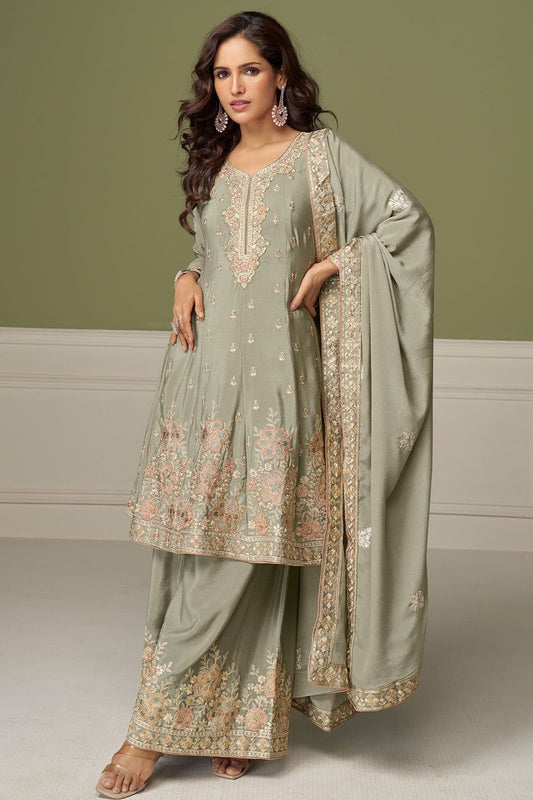 Grey Other Salwar Kameez - SFSMT48701R