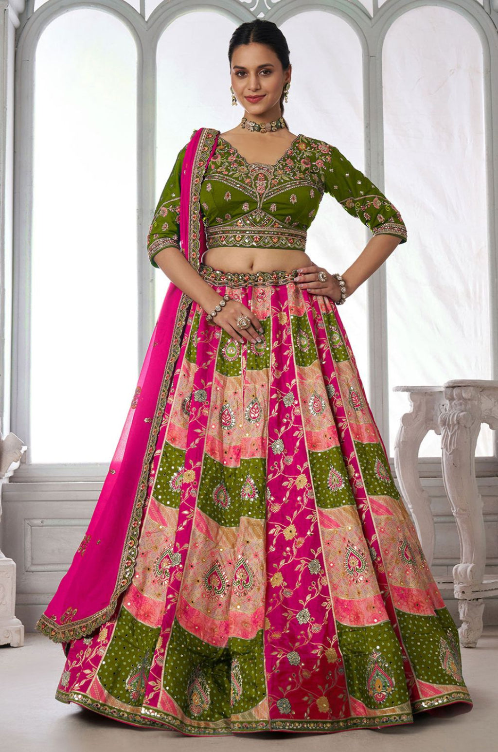 Pink Other Lehenga Choli - SFPRF280007