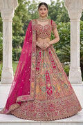 Rani Pink Silk Lehenga Choli - SFANJ3455