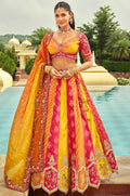 Pink Silk Lehenga Choli - SFSJDN37008