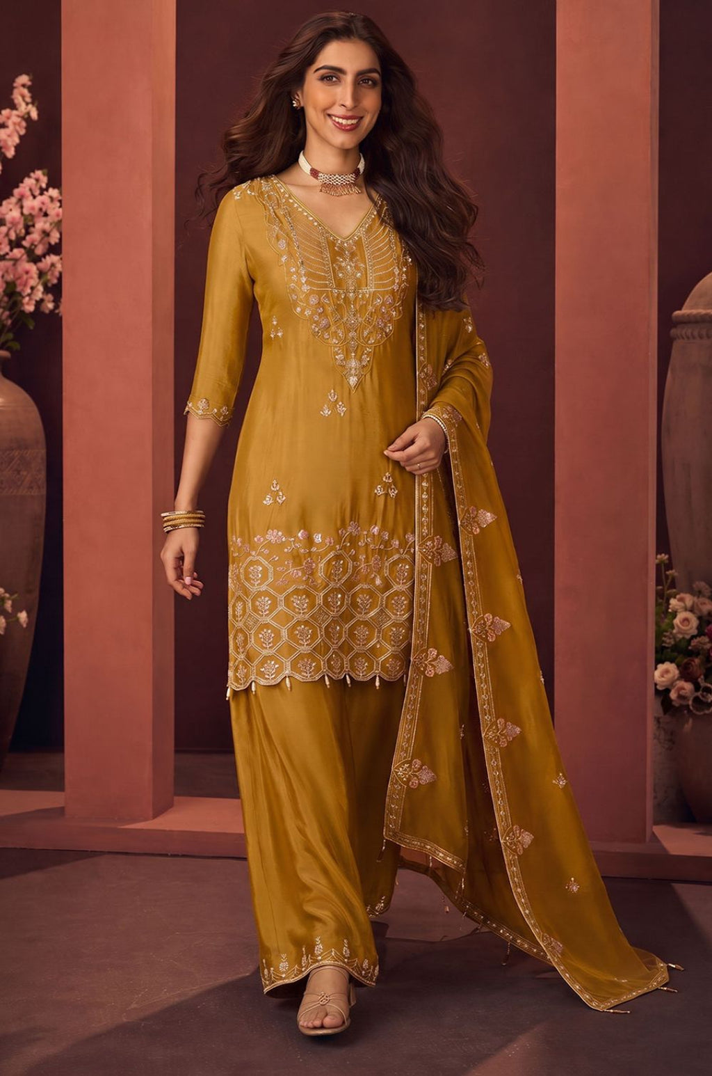 Yellow Other Salwar Kameez - SFFK40302R