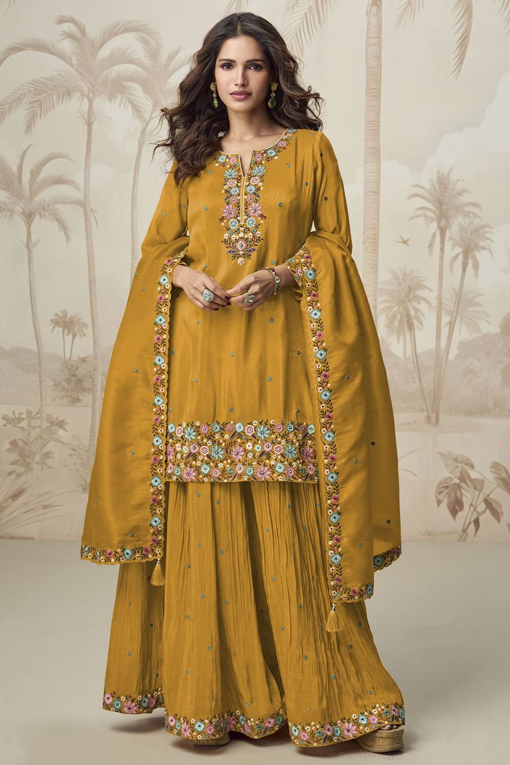 Yellow Other Salwar Kameez - SFEDC17801R