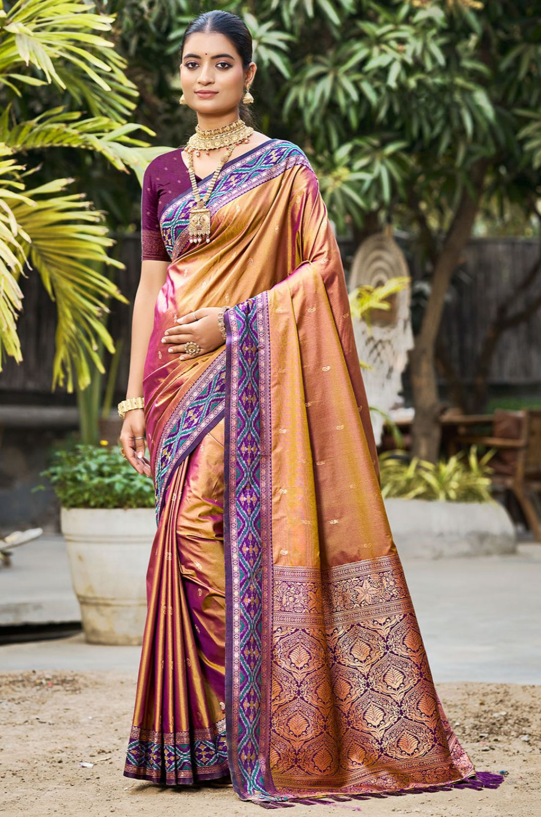 Yellow Silk Sarees - SFSGM124403