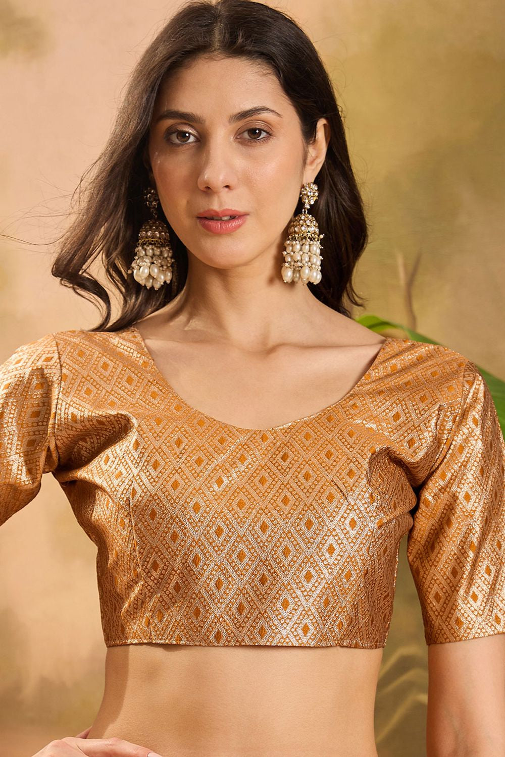 Yellow Banarasi Wedding Sangeet Lehenga Choli SFSHV12209