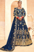 Blue Net Salwar Kameez - SFSA566203