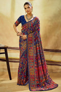 Blue Cotton Sarees - SFSJDN45503