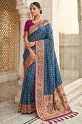 Blue Banarasi Sarees - SFPRF279603