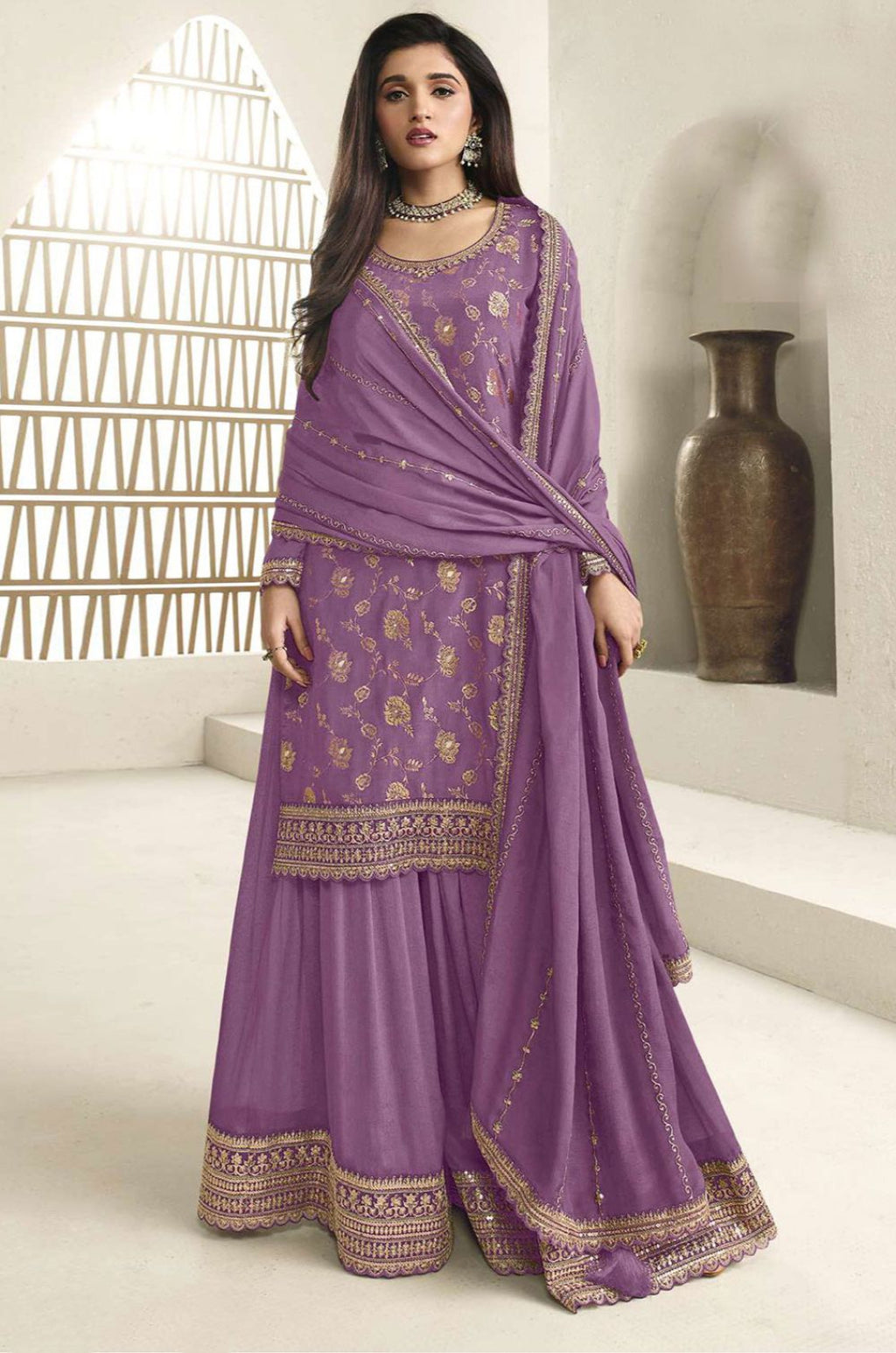 Purple Other Salwar Kameez - SFPRF279503R