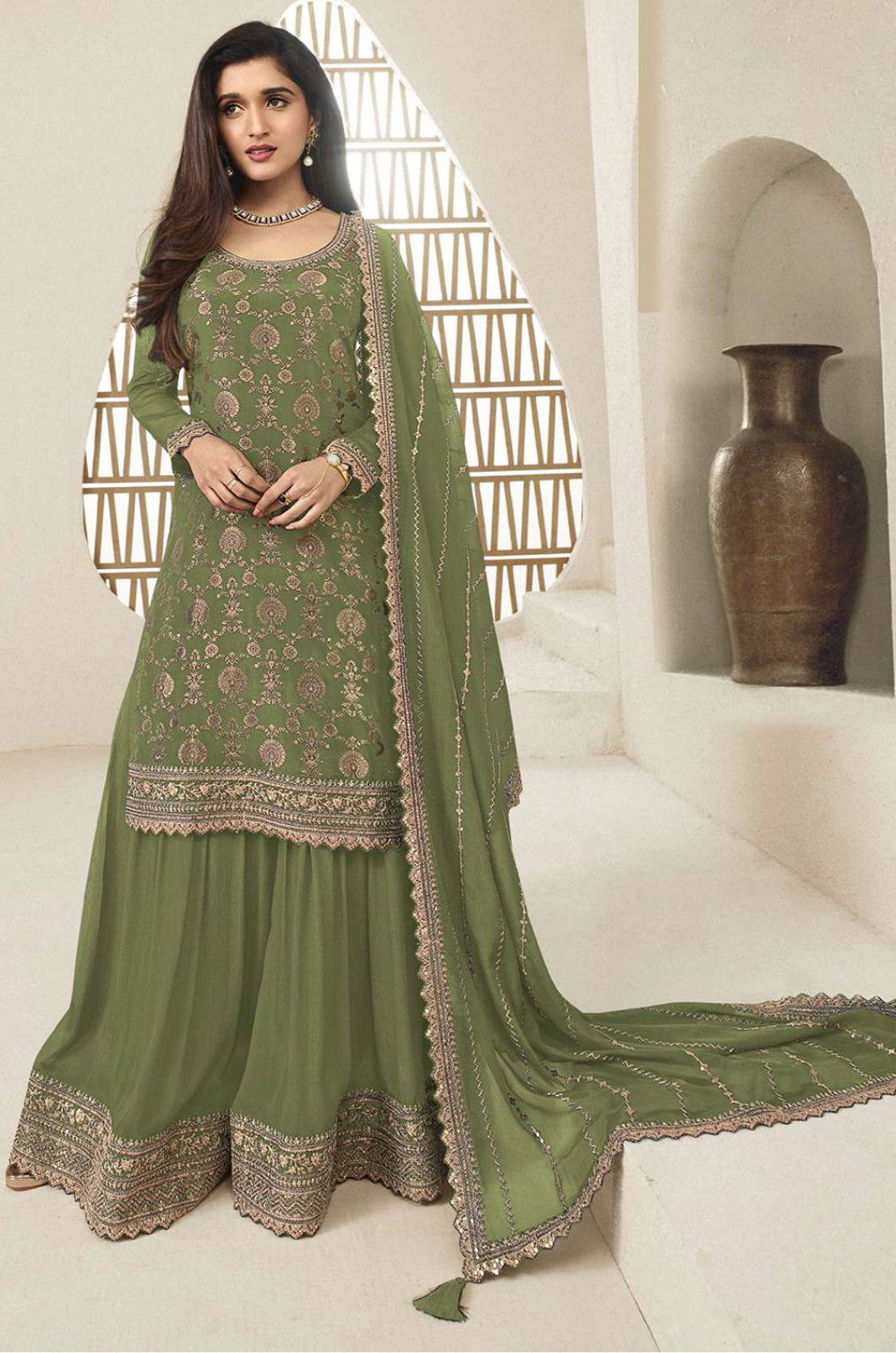 Green Other Salwar Kameez - SFPRF279504R