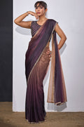 Brown Satin Sarees - SFSA572004