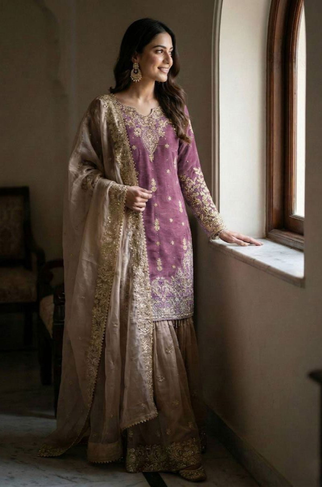 Pink Art Silk Salwar Kameez - SFFK36205R
