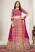 Orange Georgette Lehenga Choli - SFDFS39101