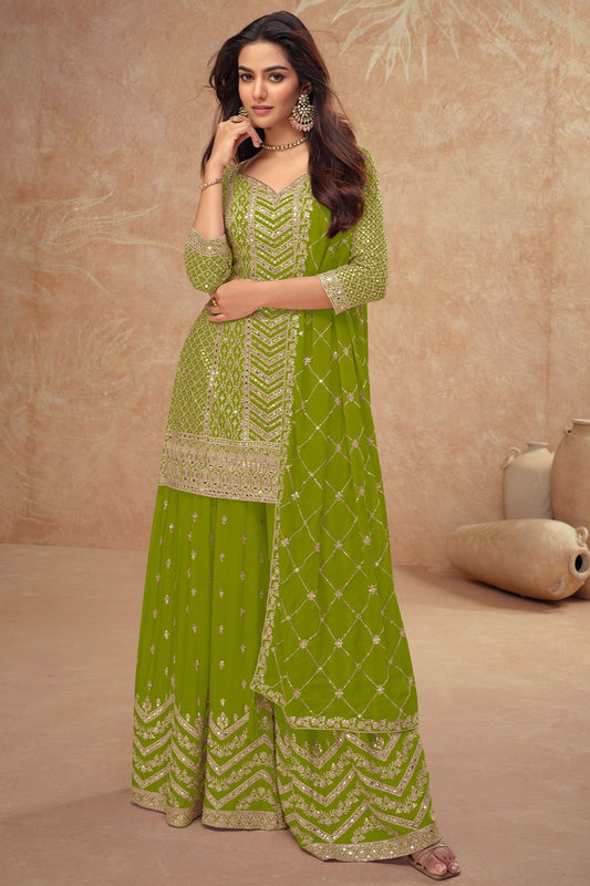 Green Other Salwar Kameez - SFSMT50101R