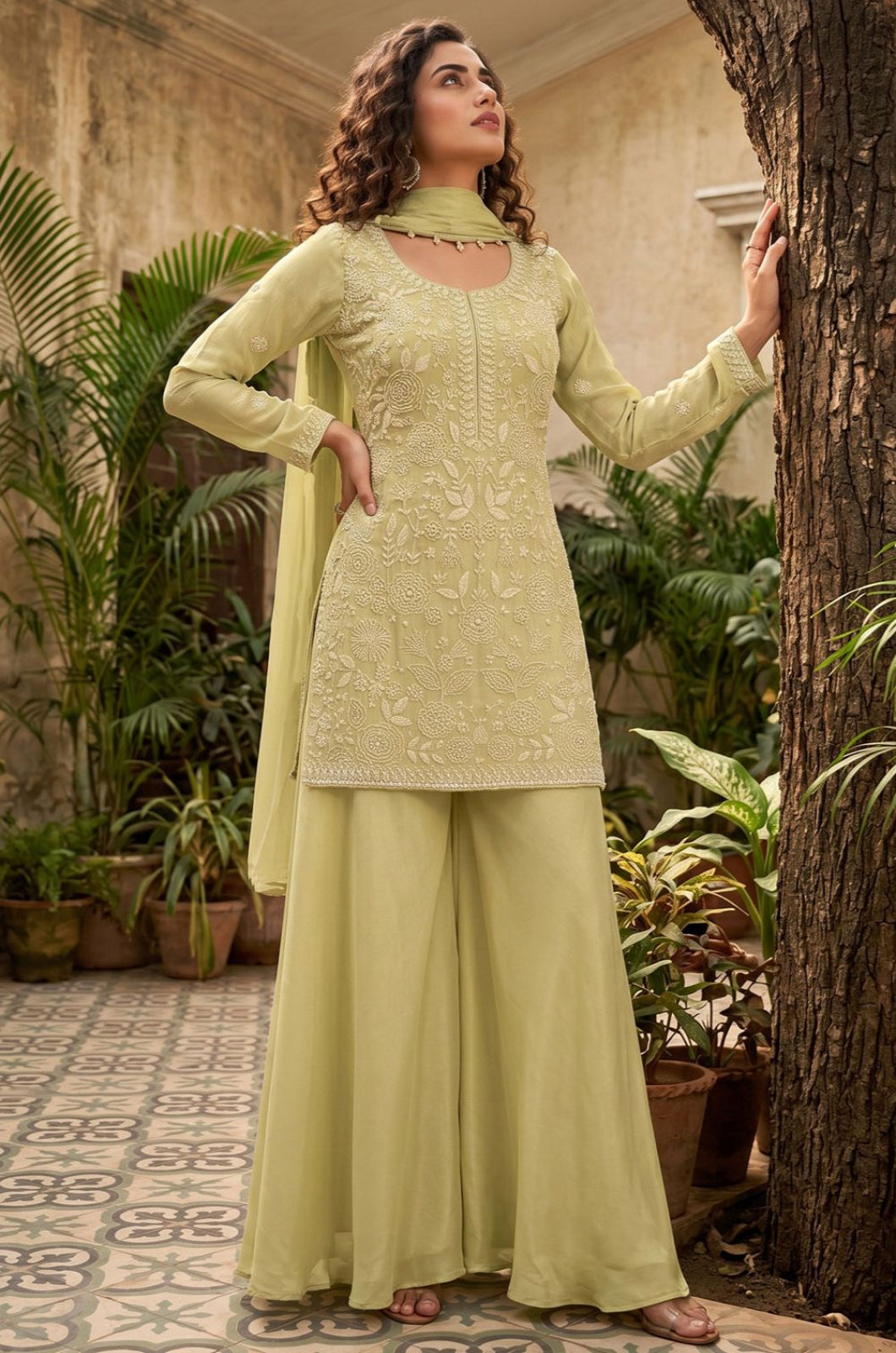 Green Other Salwar Kameez - SFEDC31003