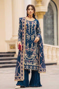 Blue Georgette Salwar Kameez - SFFK38402R