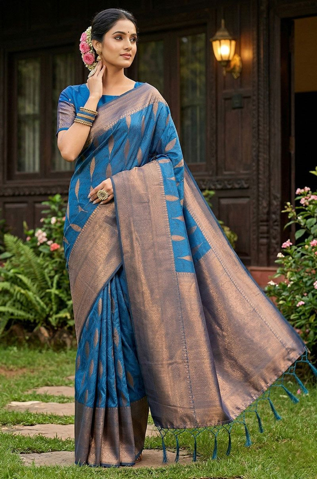 Blue Silk Sarees - SFAST20601
