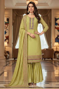 Green Georgette Salwar Kameez - SFSA570502