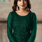 Plus Size Green Salwar Suit In Net SFDFS13307