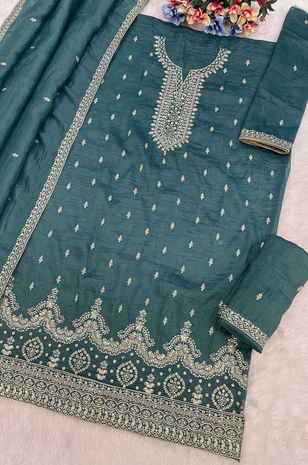 Green Other Salwar Kameez - SFEDC22904