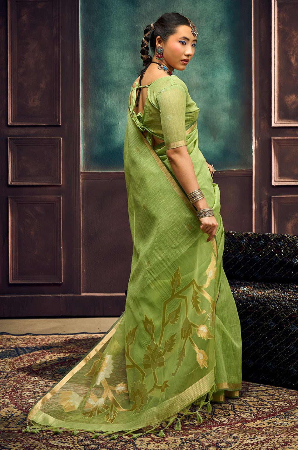 Green Silk Sarees - SFSJDN45205