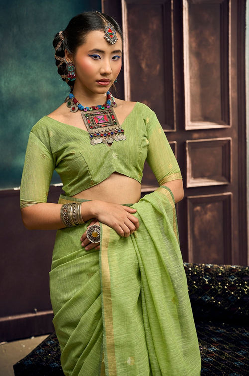 Green Silk Sarees - SFSJDN45205