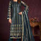 Plus Size Blue  Salwar Suit In Net SFYS114803B