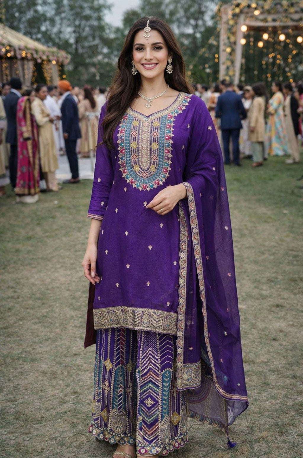 Purple Other Salwar Kameez - SFSA563602R