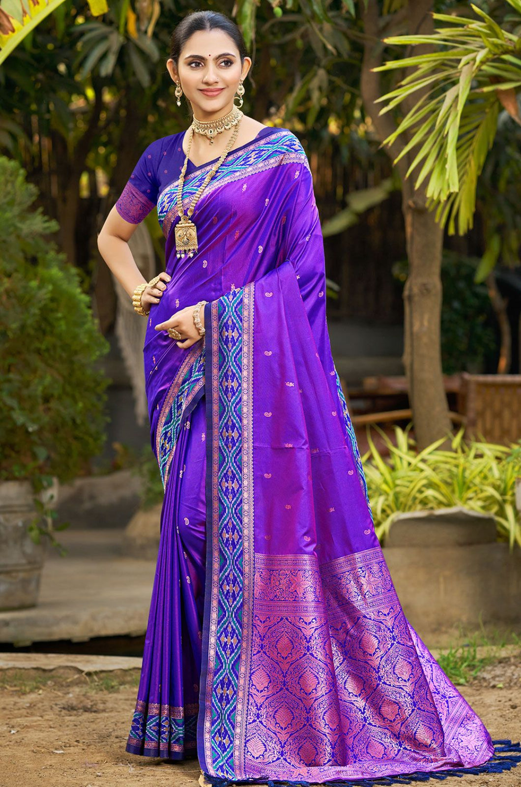 Purple Silk Sarees - SFSGM124406