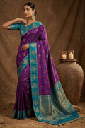 Purple Silk Sarees - SFAST20801