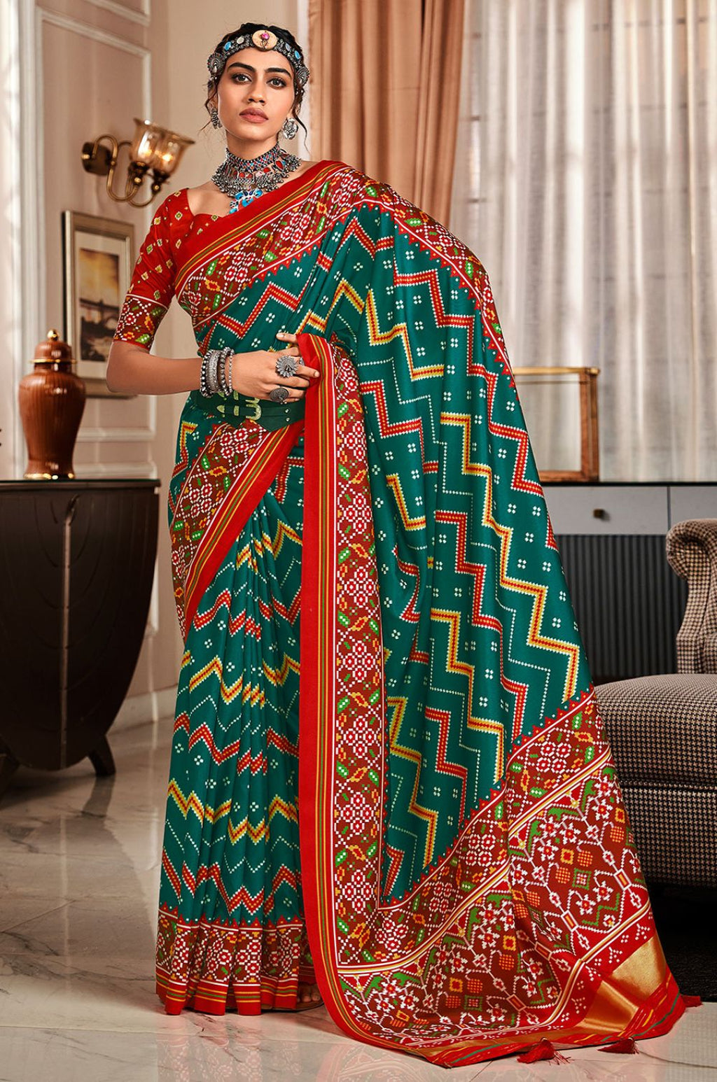 Green Silk Sarees - SFSA575005
