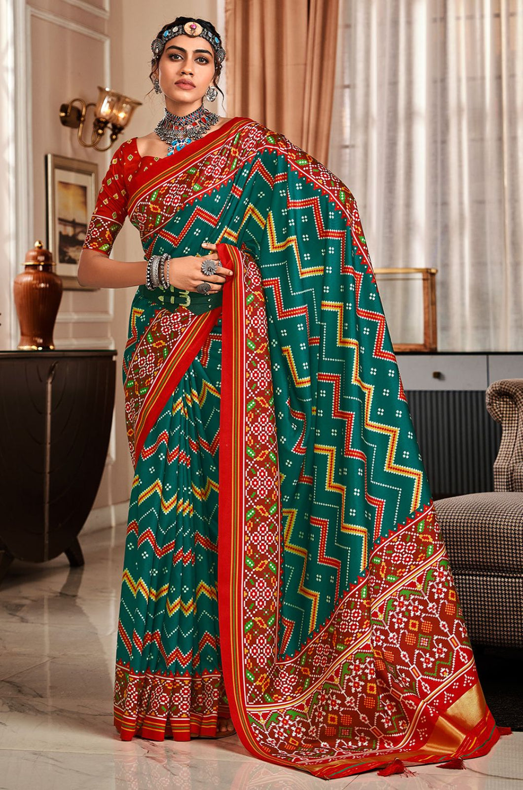 Green Silk Sarees - SFSA575005