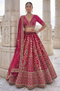 Rani Pink Silk Lehenga Choli - SFANJ3437