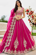 Rani Pink Silk Lehenga Choli - SFROY571711
