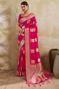 Rani Pink Silk Sarees - SFAST20906