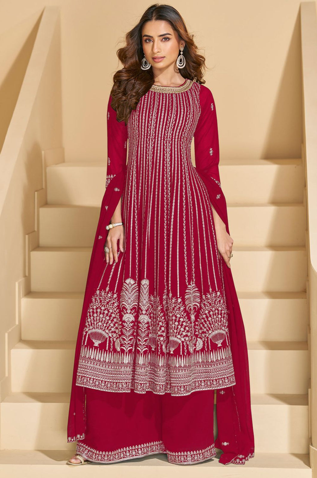 Pink Georgette Salwar Kameez - SFEDC26905R