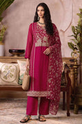 Pink Organza Salwar Kameez - SFSA561902R