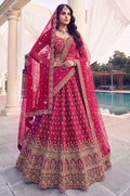 Rani Pink Silk Lehenga Choli - SFANJ3454