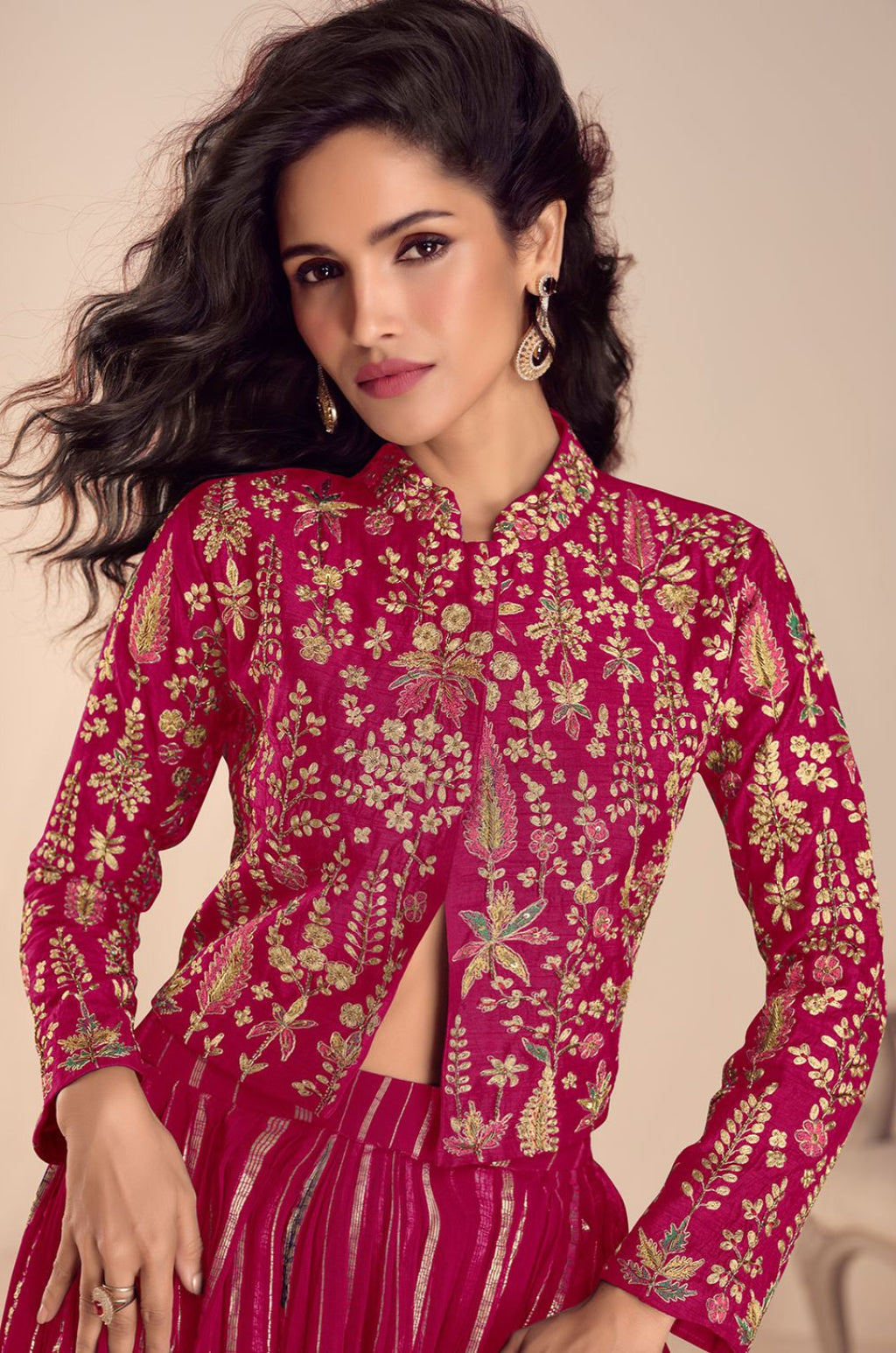 Pink Silk Salwar Kameez - SFYS173701R