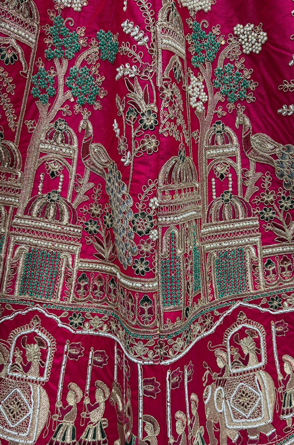 Pink Silk Lehenga Choli - SFANJ3226