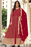 Off White Georgette Salwar Kameez - SFSA344004D