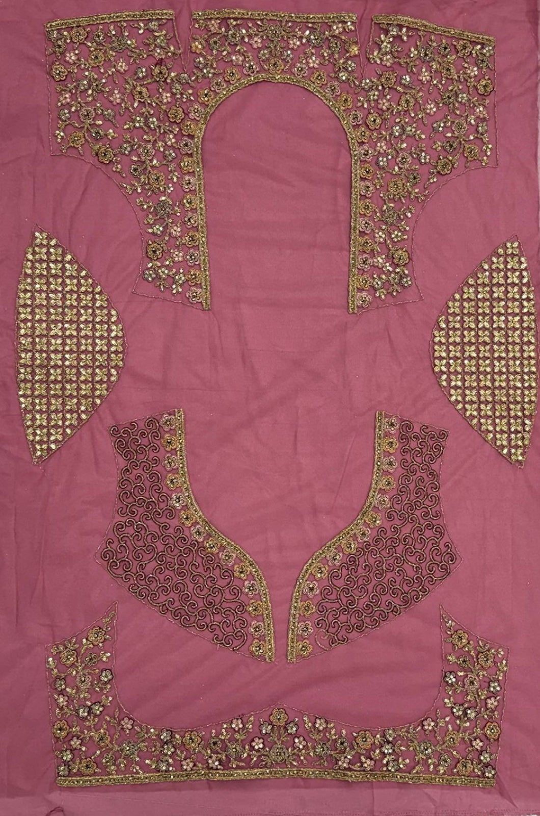 Brown Net Lehenga Choli - SFANJ3461