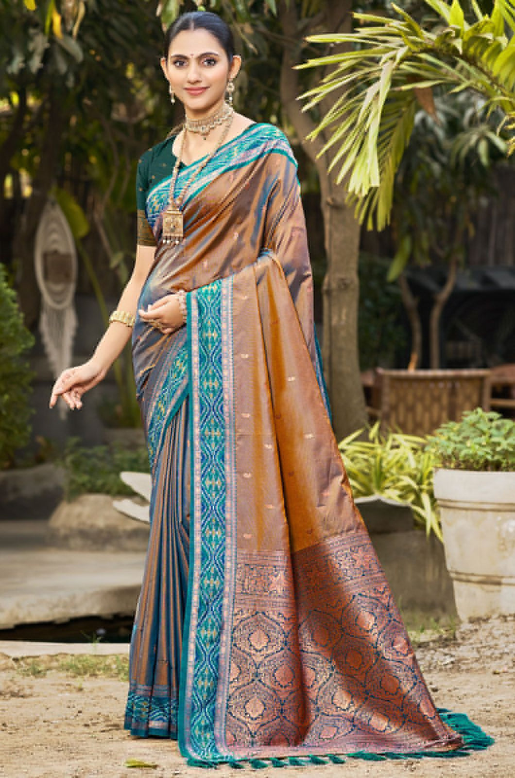 Brown Silk Sarees - SFSGM124402