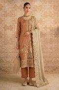 Orange Silk Salwar Kameez - SFSA561104R