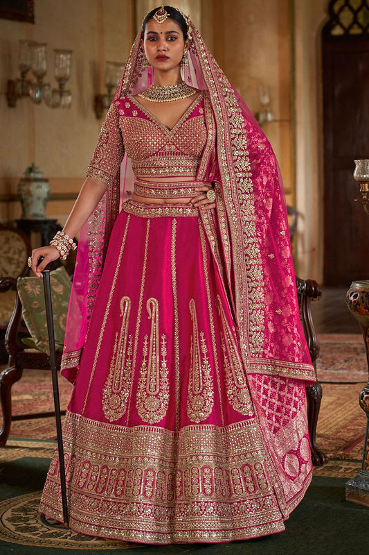 Rani Silk Royal Bridal Lehenga Choli SFSJDN33909