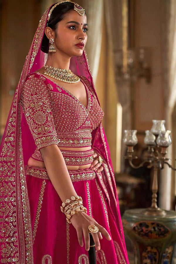 Rani Silk Royal Bridal Lehenga Choli SFSJDN33909
