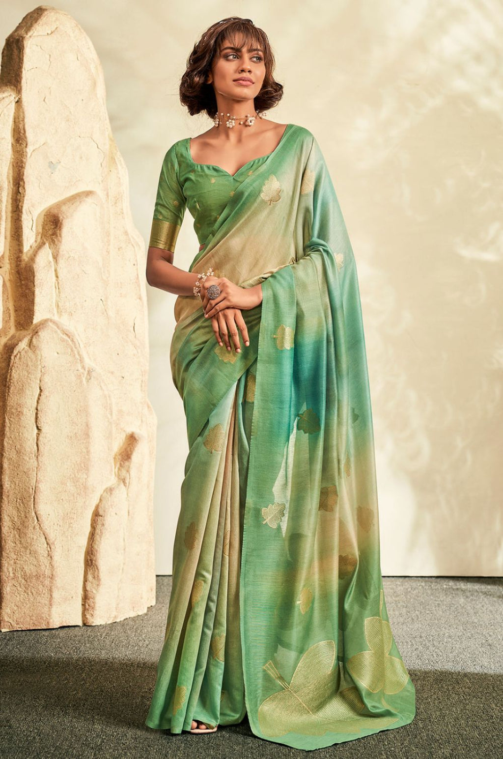 Green Other Sarees - SFSA441603
