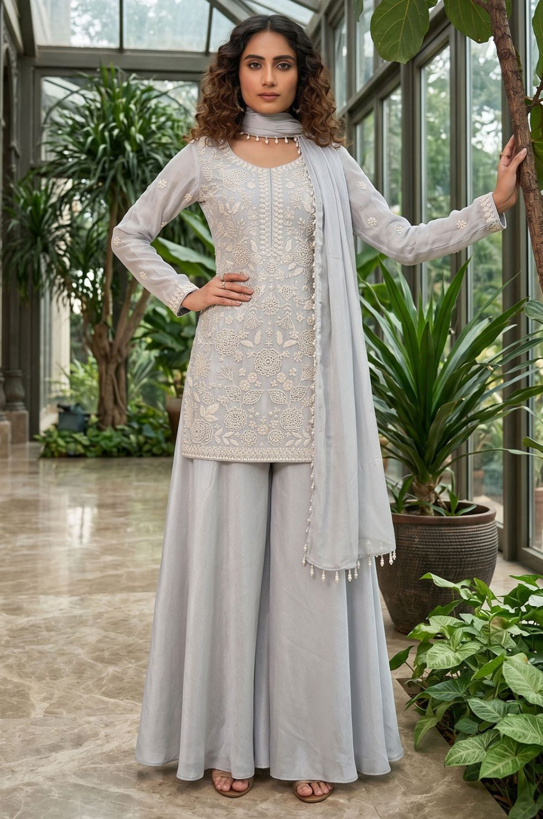 Silver Other Salwar Kameez - SFEDC31002